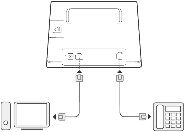 Huawei - B310 LTE CPE - Connecting multiple devices Connecting multiple devices