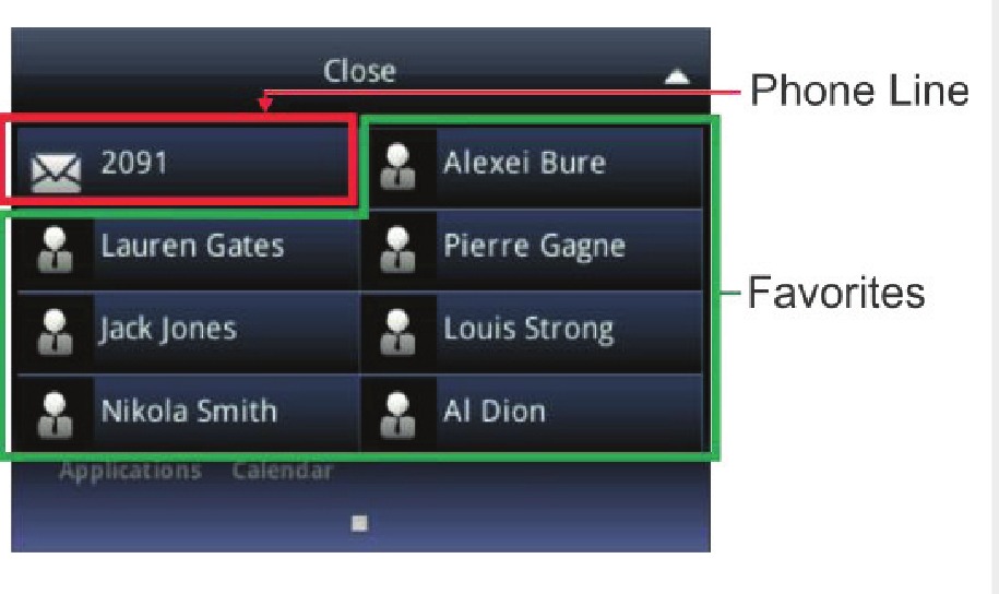 Polycom - VVX 500 - Home View Step 2 Home View Step 2