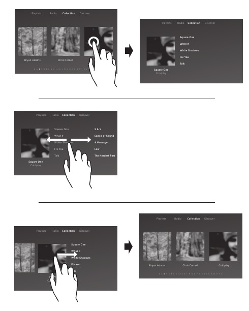 Bang & Olufsen - BeoSound Moment - Adding the track to your favourites in the MoodWheel - Step 2 Adding the track to your favourites in the MoodWheel - Step 2