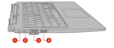 Toshiba - PORTEGE X30T-E - TOSHIBA Keyboard Dock Left side TOSHIBA Keyboard Dock Left side