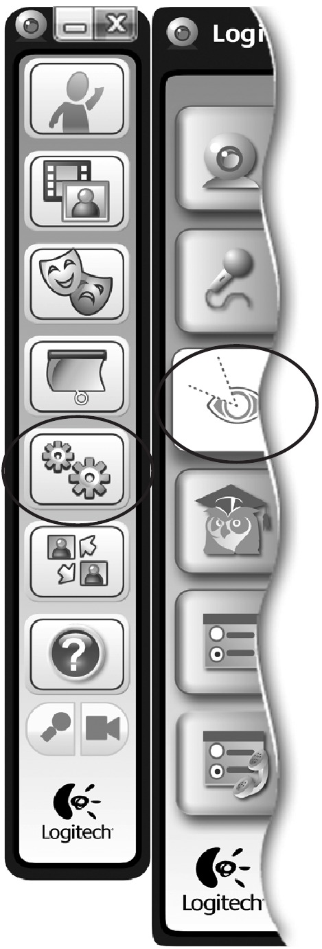 Logitech - Webcam C250 - Lighting correction Lighting correction