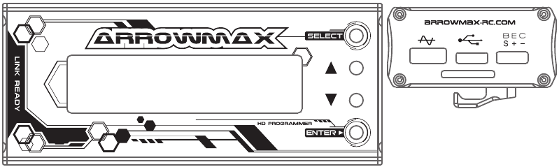 Dash - AI Pro V2 - Customizing the ESC using the program card Customizing the ESC using the program card