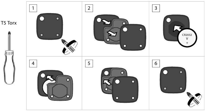 Gigaset - G-tag - Changing the battery Changing the battery