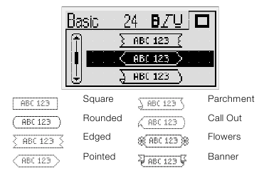 Dymo - 420P - Adding Borders Adding Borders