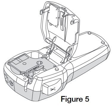 Dymo - 420P - To insert the label cassette - Step 3 To insert the label cassette - Step 3