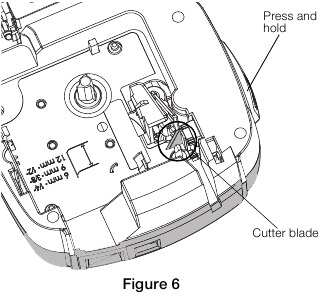 Dymo - LabelManager 280 - Clean the cutter blade Clean the cutter blade
