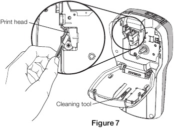Dymo - LabelManager 280 - Clean the print head Clean the print head