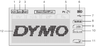 Dymo - LabelManager 280 - LCD Display LCD Display