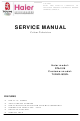 Haier TV/DVD-1533FL Service Manual