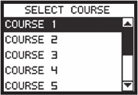 Bushnell - Neo Handheld - Play Golf Mode - Selecting course Play Golf Mode - Selecting course