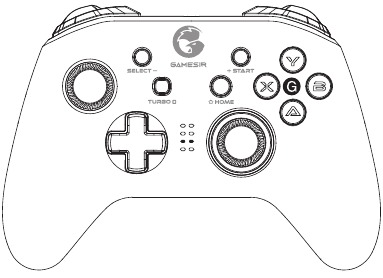 GameSir - T4 Pro - Using the Switch mode Using the Switch mode