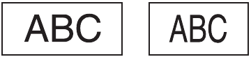 Epson - LW-300 - Changing the font width Changing the font width
