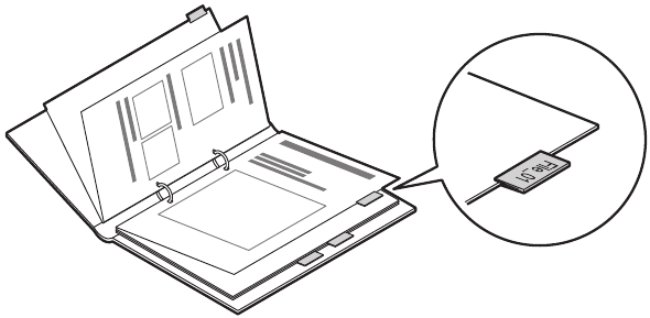 Epson - LW-400 - Creating an index tab label Creating an index tab label