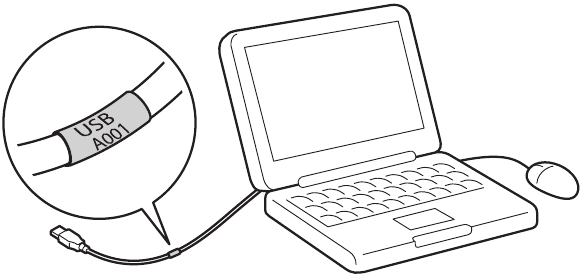 Epson - LW-400 - Wrapped labels Wrapped labels
