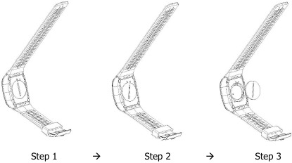 Rollei - Actioncam 550 Touch - Replacing a new button battery Replacing a new button battery