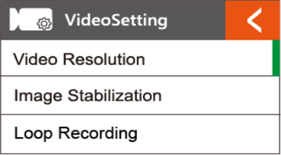Rollei - Actioncam 560 Touch - Video SETUP Video SETUP