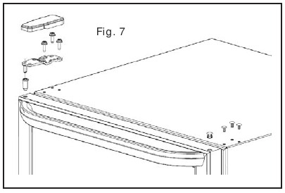 Frigidaire - FFBC4622QS - Reversing the door swing - Step 6 Reversing the door swing - Step 6
