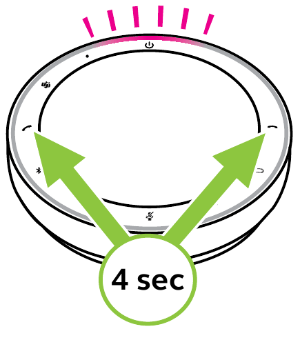 Jabra - SPEAK2 75 - Factory reset Factory reset