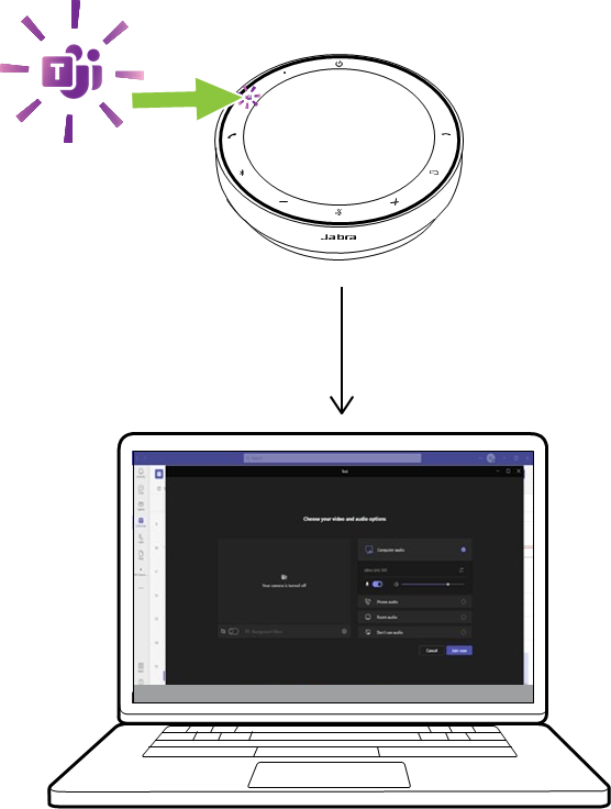Jabra - SPEAK2 75 - Join a Microsoft Teams meeting Join a Microsoft Teams meeting