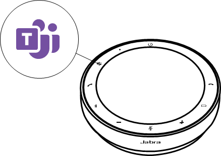 Jabra - SPEAK2 75 - Microsoft Teams button - Step 2 Microsoft Teams button - Step 2