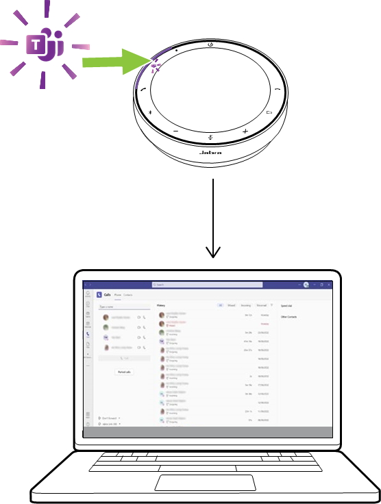Jabra - SPEAK2 75 - View Microsoft Teams missed calls and voicemails View Microsoft Teams missed calls and voicemails