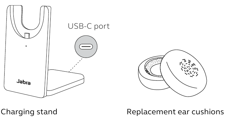 Jabra - Evolve2 55 - Optional accessories Optional accessories