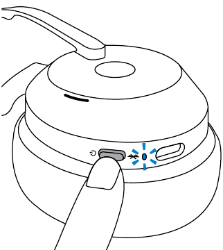 Jabra - Evolve2 55 - Pairing with a Bluetooth device Pairing with a Bluetooth device