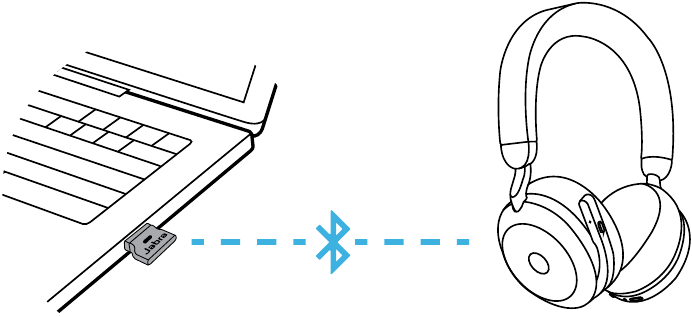 Jabra - Evolve2 75 - How to connect - Connecting to a computer How to connect - Connecting to a computer