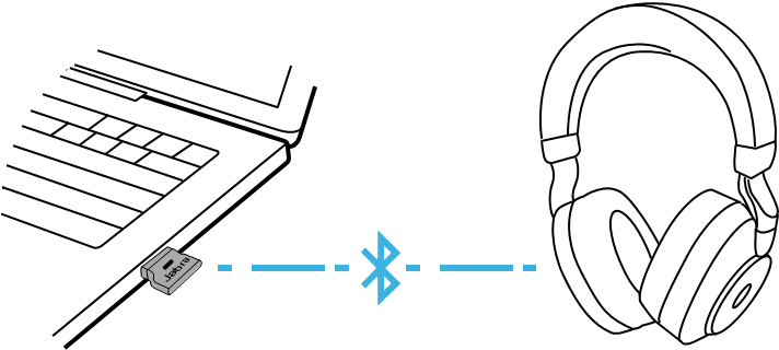 Jabra - Evolve2 85 - Connect to computer Connect to computer