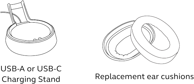 Jabra - Evolve2 85 - Optional accessories Optional accessories