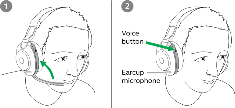 Jabra - Evolve2 85 - Switching microphones Switching microphones