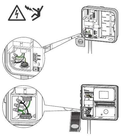 Hunter - HC - Connect Power to HPC and Pro-HC Outdoor Controller Connect Power to HPC and Pro-HC Outdoor Controller