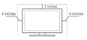 Samsung - UN39EH5003 - Installation with a stand Installation with a stand