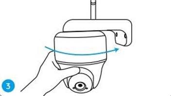 Reolink - Argus PT Ultra - Mount the Camera to the Wall - Step 3 Mount the Camera to the Wall - Step 3