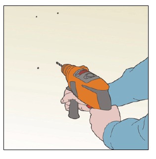 ABB - ACS355 Series - To install the drive with screws - Step 2 To install the drive with screws - Step 2