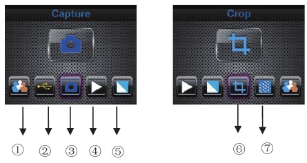 DIGITNOW - M122A - Home/MODE: Main menu - Example 2 - Photo scanner mode Home/MODE: Main menu - Example 2 - Photo scanner mode