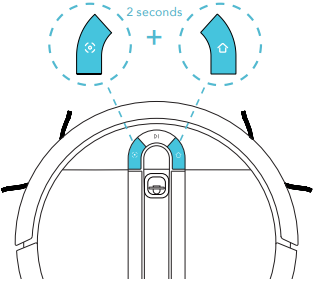 Yeedi - Cube - Button combination for network setup of the Wi-Fi Model Button combination for network setup of the Wi-Fi Model