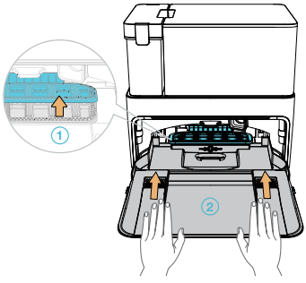 Yeedi - Cube - Install Detachable Base Install Detachable Base