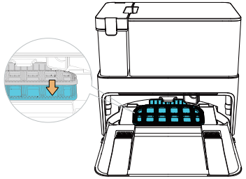 Yeedi - Cube - Reset the Scrubber once it has been successfully installed Reset the Scrubber once it has been successfully installed