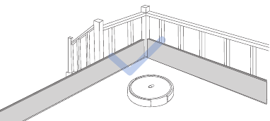 Yeedi - K651G - Notes Before Cleaning - Placing a physical barrier Notes Before Cleaning - Placing a physical barrier