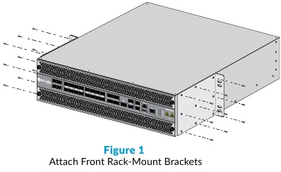 PaloAlto Networks - PA-5200 Series - Attach Front Rack-Mount Brackets Attach Front Rack-Mount Brackets
