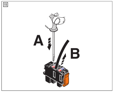 Phoenix Contact - AXC 1050 - Removing the cable Removing the cable