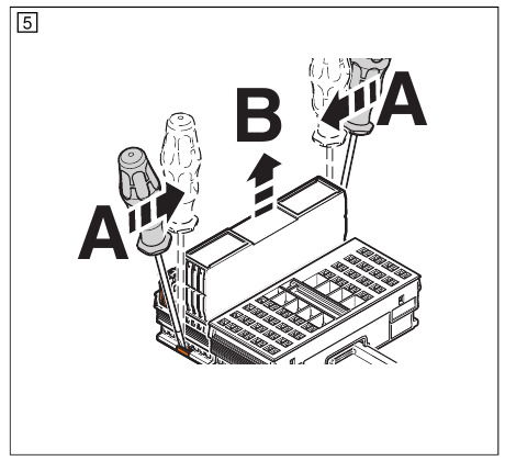 Phoenix Contact - AXC 1050 - Removing the controller Removing the controller