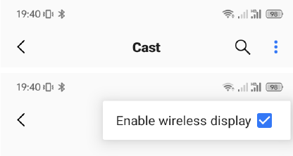 Blackview - A55 Pro Series - Cast your screen to a TV - Step 2 Cast your screen to a TV - Step 2