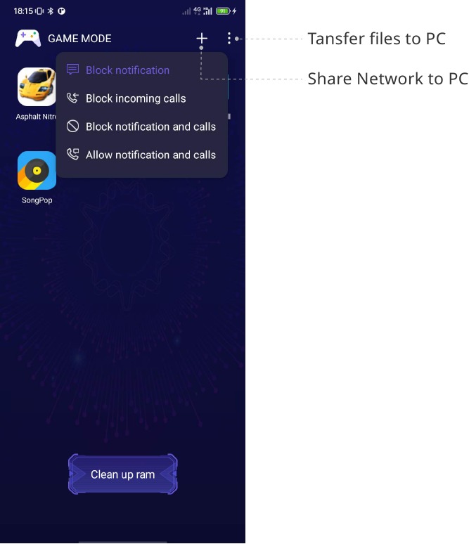 Blackview - A55 Pro Series - Game Mode Game Mode