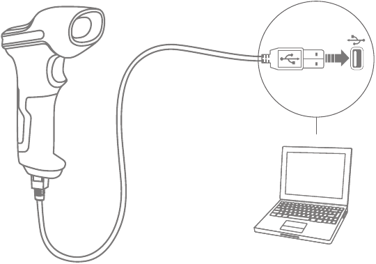 Inateck - BCST-73 - Wired Mode Wired Mode