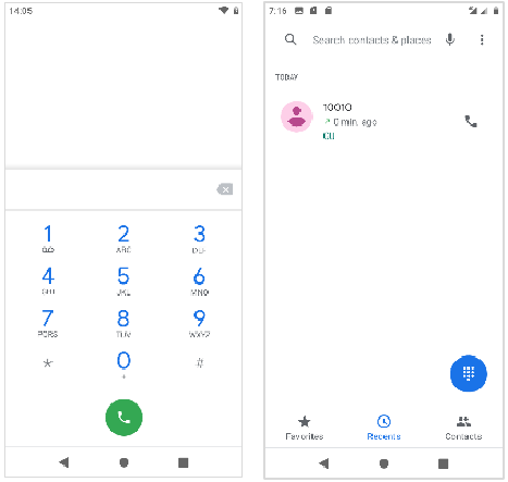 BLU - G90 PRO - Call Logs Call Logs