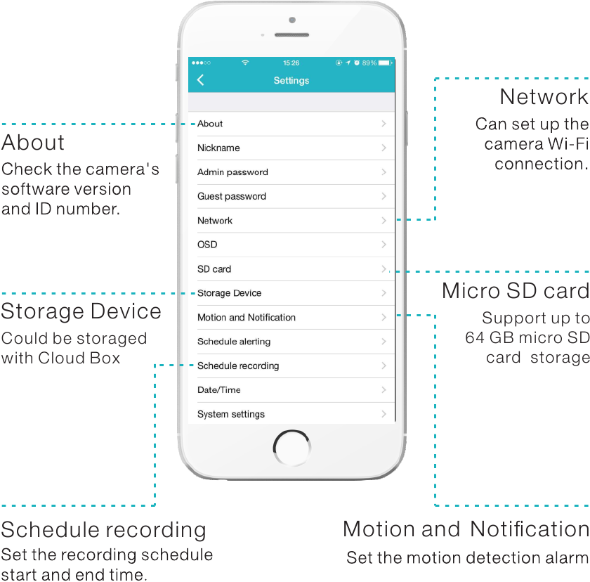 Vimtag - B1-C Series - Device settings Device settings