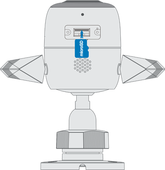 TP-Link - Tapo C310 - Install a microSD Card - Step 2 Install a microSD Card - Step 2