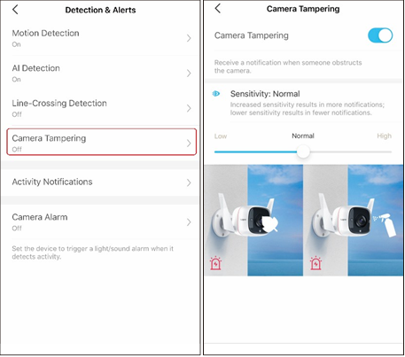 TP-Link - Tapo C325WB - Camera Tampering Detection Camera Tampering Detection